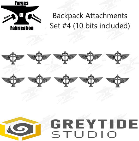 Crusader Backpack Accessory Set #4 (x10) Eternal Pilgrims Greytide Studio Conversion Bits & Parts